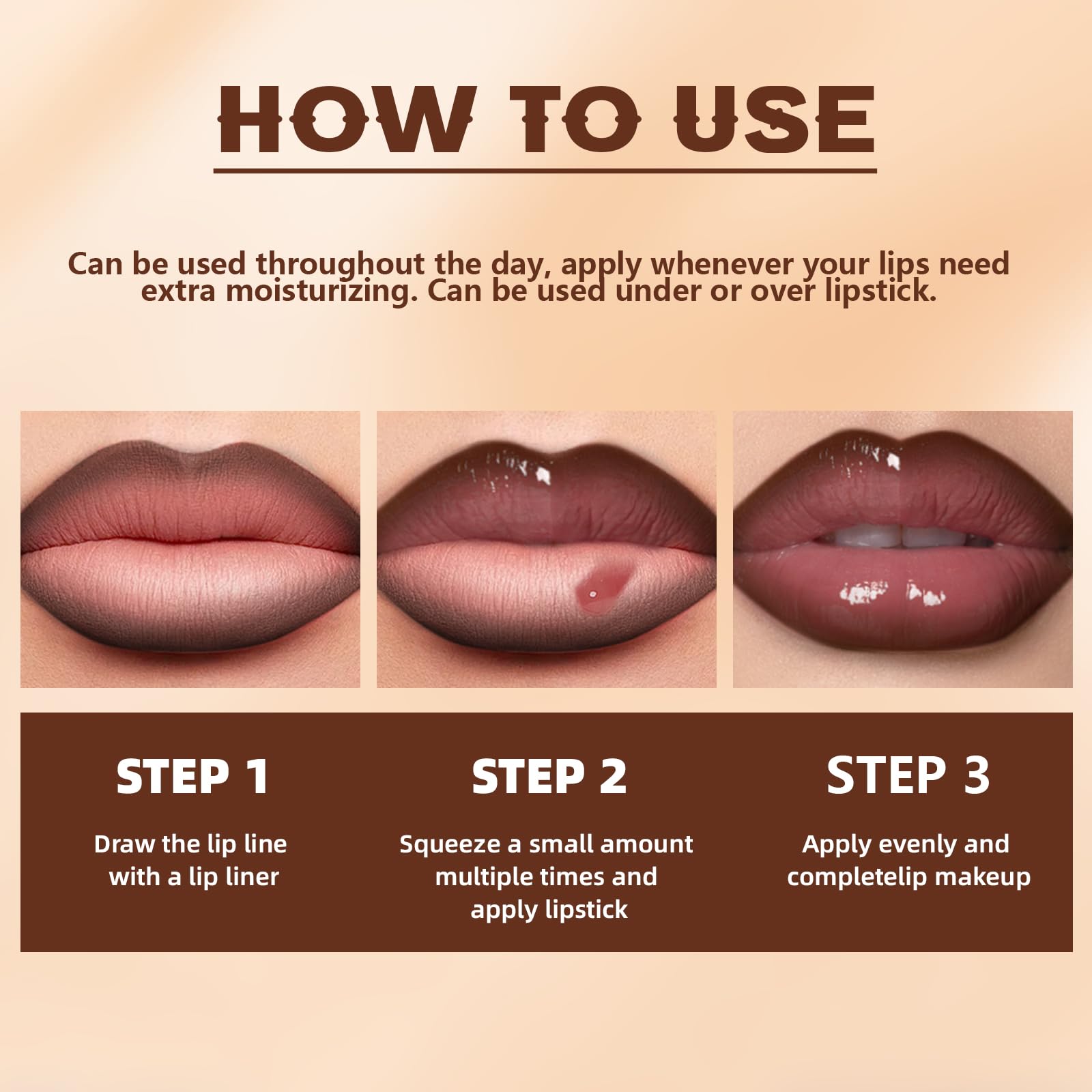 Hosaily compact lip kit packaging shown for on-the-go touch-ups.