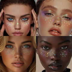 HOSAILY peel-and-apply glitter freckle patch for quick glam looks