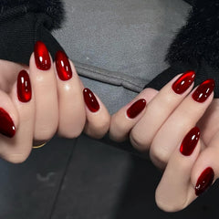 HOSAILY press-on nails kit with tools for quick home manicure.