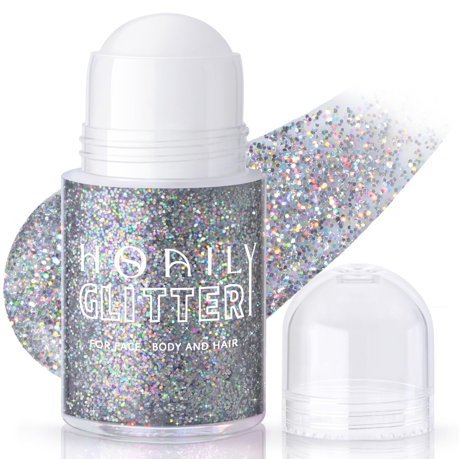HOSAILY roll-on glitter ball for smooth, even application during events