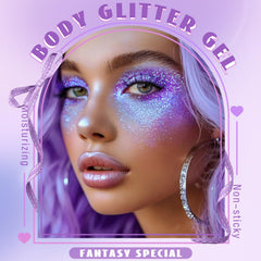 HOSAILY roll-on holographic glitter on the body adds bold shimmer for parties