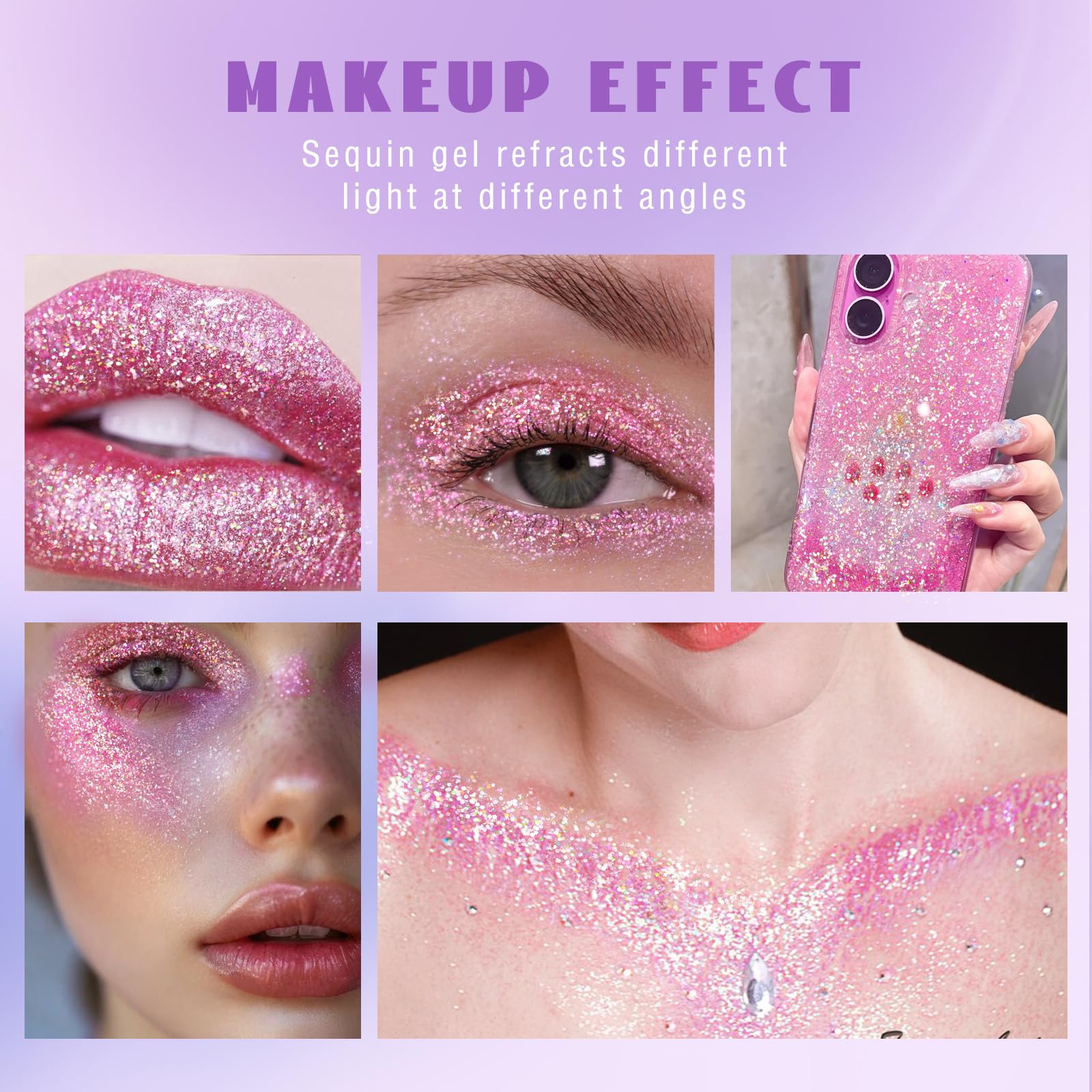 HOSAILY portable roll-on packaging facilitates easy on-the-go shimmer.