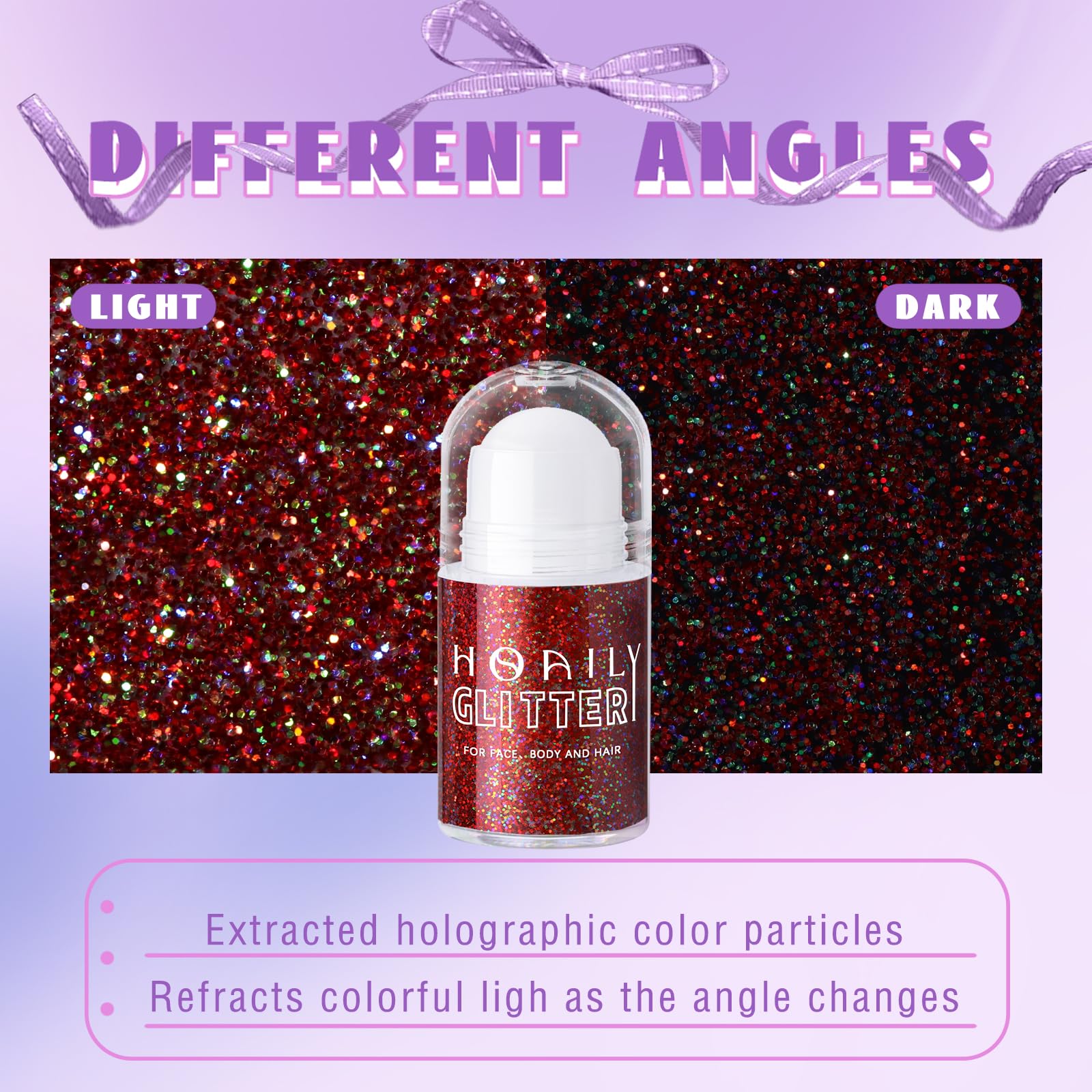 HOSAILY glitter on hair enhances party-ready shine