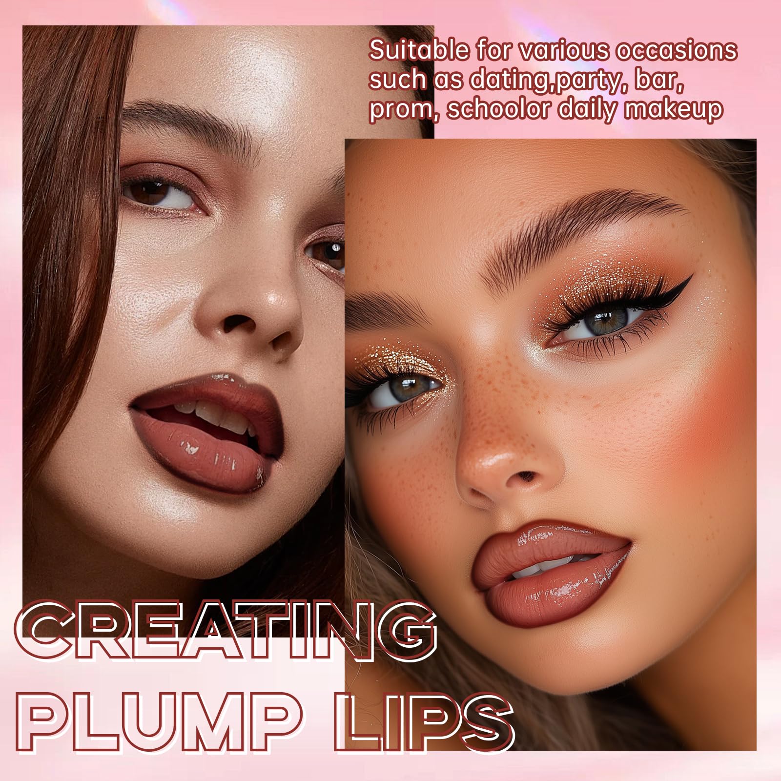 HOSAILY silky-texture lip gloss close-up for smooth application.