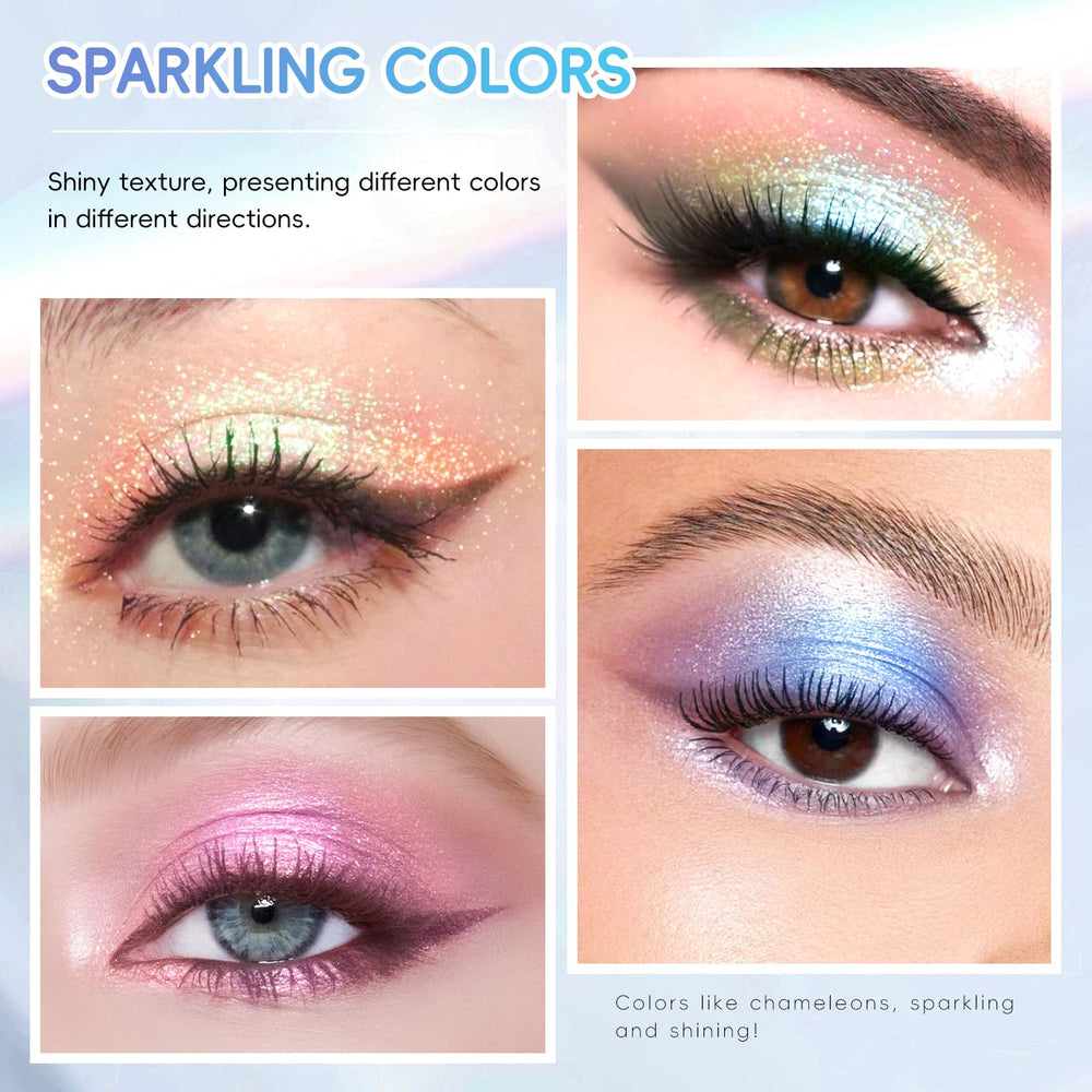 HOSAILY Snowflakes easy to apply and remove makeup close-up