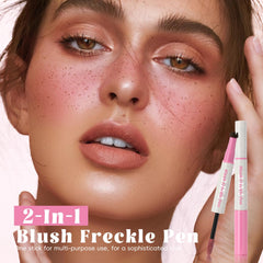 HOSAILY Soft Pink Blush close-up for subtle everyday radiance and quick-dry formula.