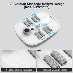 HOSPAN foot spa with bubbles delivering a gentle massage