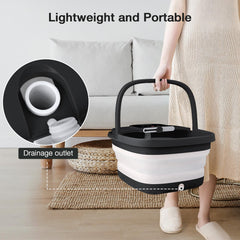 HOSPAN intelligent temperature control timer keeps water steady for a personalized foot spa.