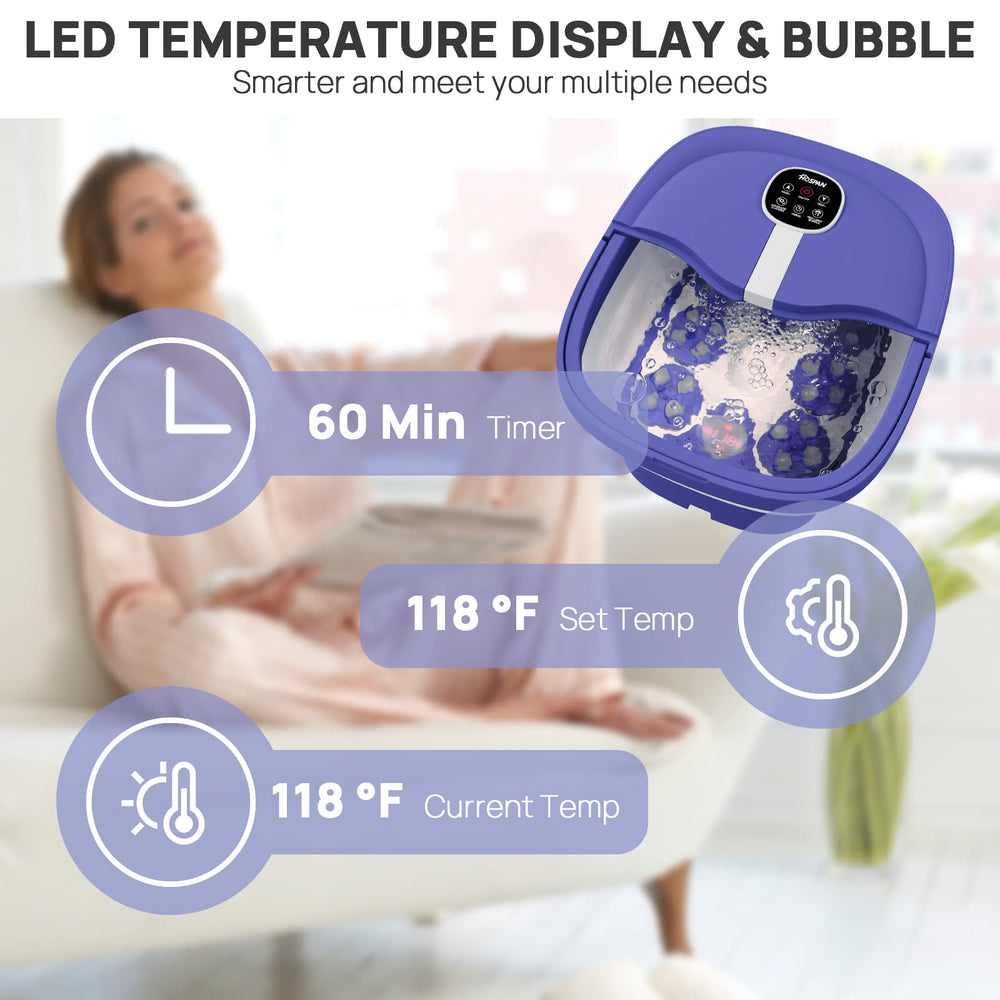 HOSPAN pedicure foot spa supports post-work relaxation at home.