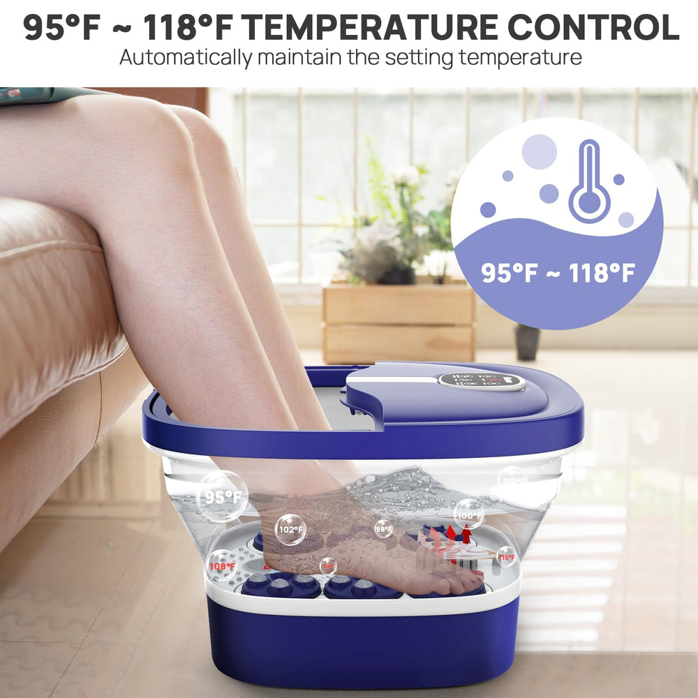 HOSPAN temperature control maintains warm water for comfortable sessions.
