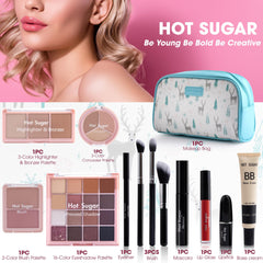 Hot Sugar 16-color eyeshadow palette supports bold to natural looks