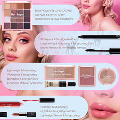 Hot Sugar 3-color highlighter and bronzer for subtle glow