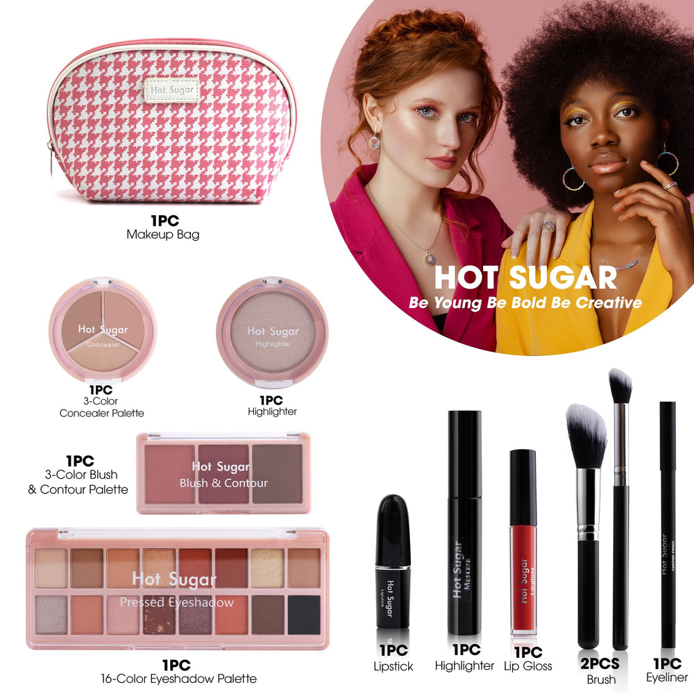 Hot Sugar Blush & Contour Palette for sculpted cheeks and glow