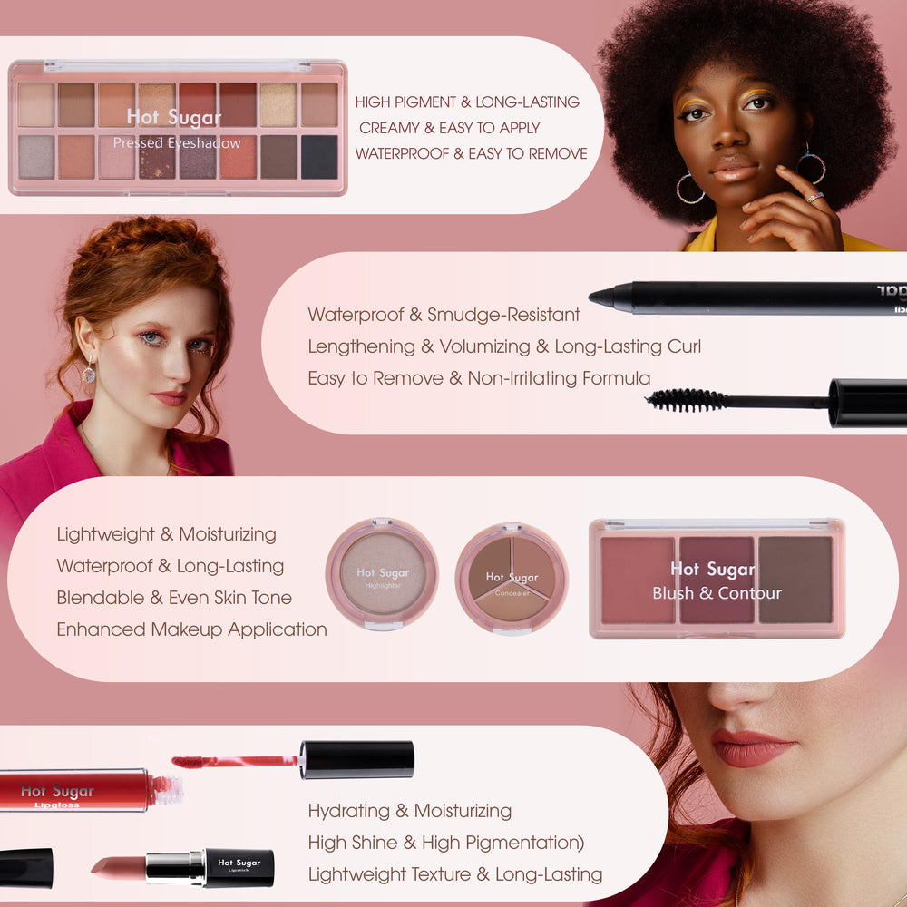 Hot Sugar Concealer Palette for even skin tone and correction
