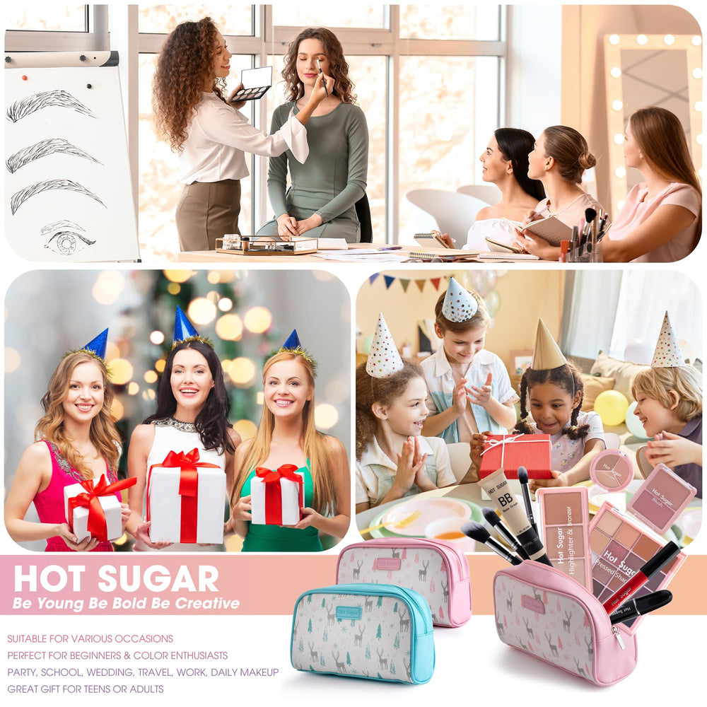 Hot Sugar base cream and concealer palette delivers smooth complexion