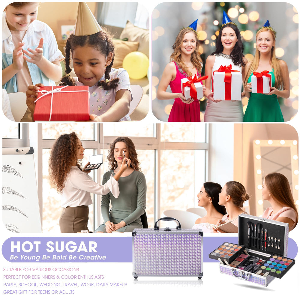 Hot Sugar contour and highlighter palette adds natural definition.