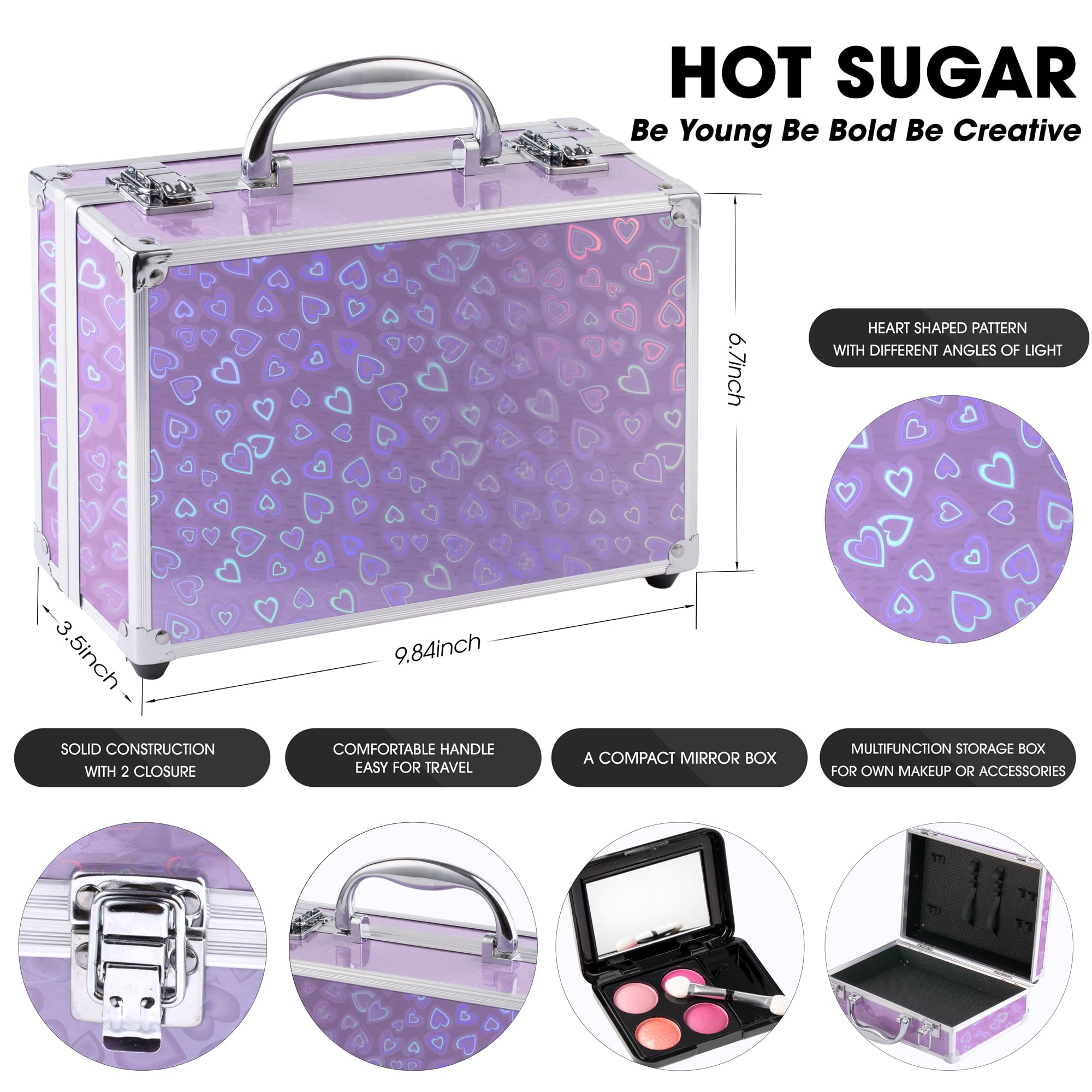 Hot Sugar eye shadow palette selection offers versatile color options for beginners