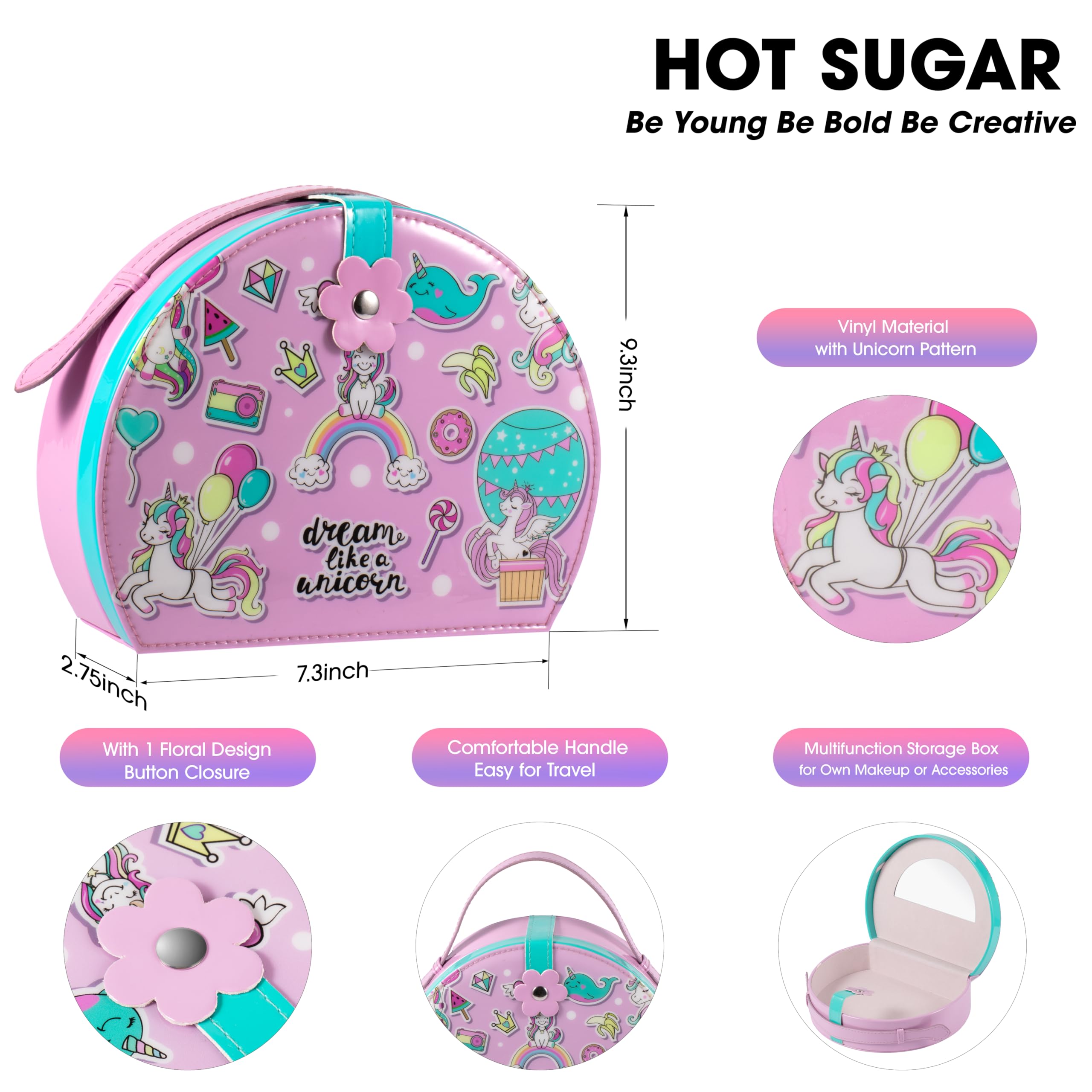 Hot Sugar 24-color eyeshadow palette for playful experimentation