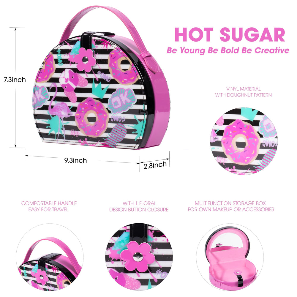 Hot Sugar Rose eyeshadows provide playful tones for imaginative looks.