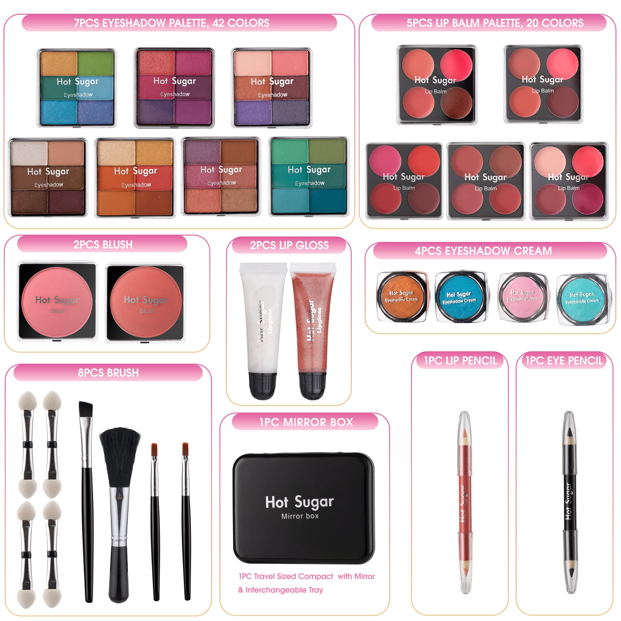 Hot Sugar lip balm and gloss duo provide smooth hydration and shine