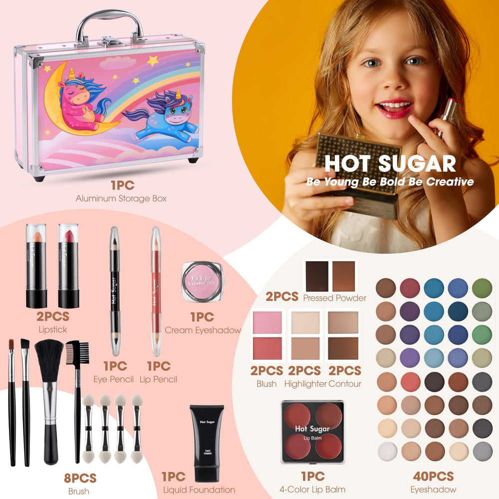 Hot Sugar lip-balm quad offers smooth color options for gentle expression.