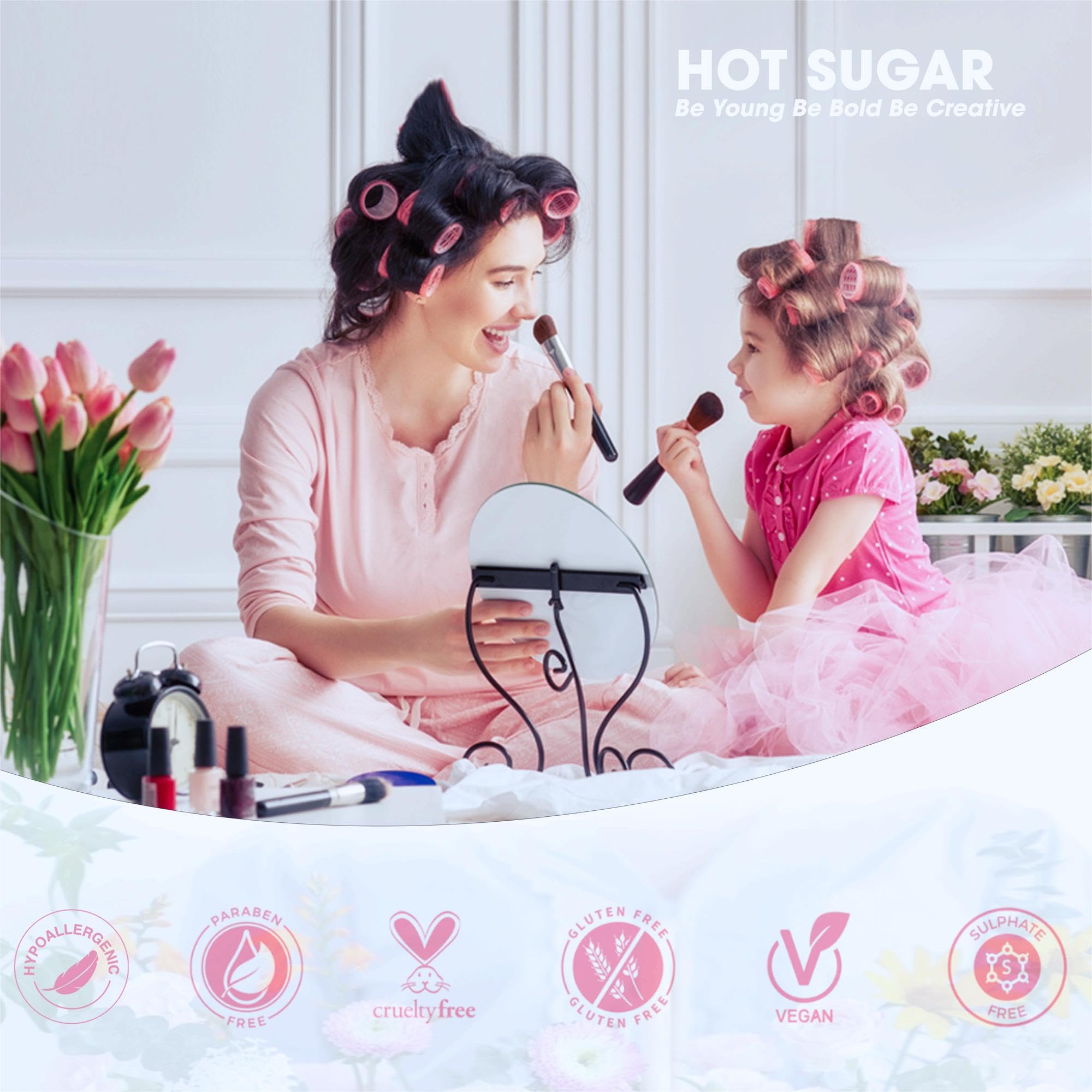Hot Sugar lip gloss collection adds shine and hydration.