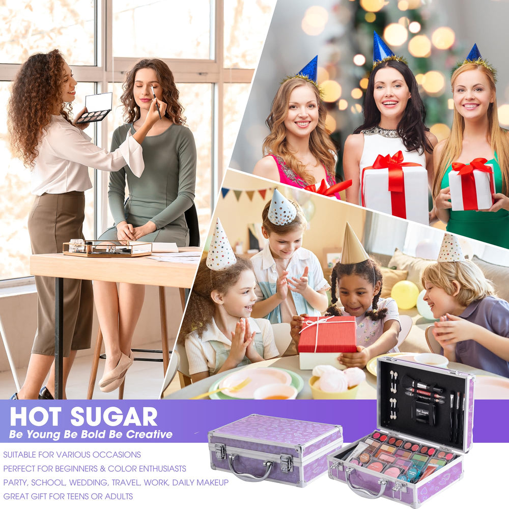 Hot Sugar makeup brushes set delivers precise application with soft bristles