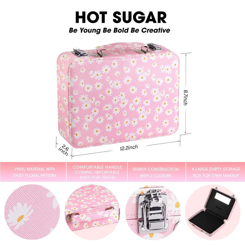 Hot Sugar 48 eye shadows palette offers vibrant color options for experimentation.