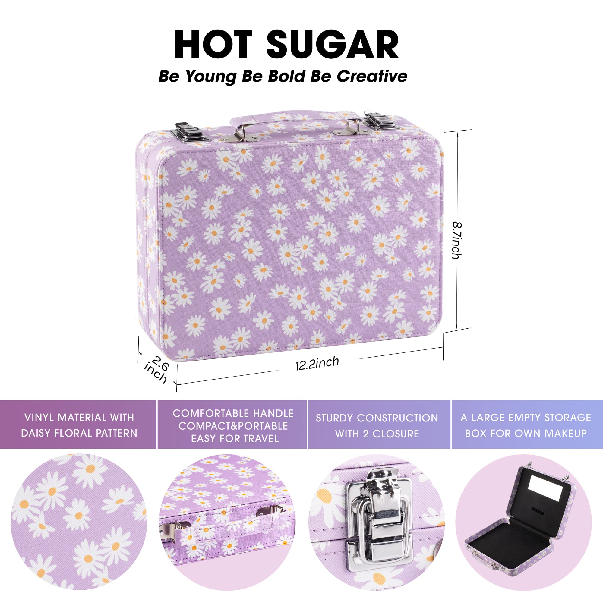 Hot Sugar makeup kit with 48 eye shadows for versatile looks.