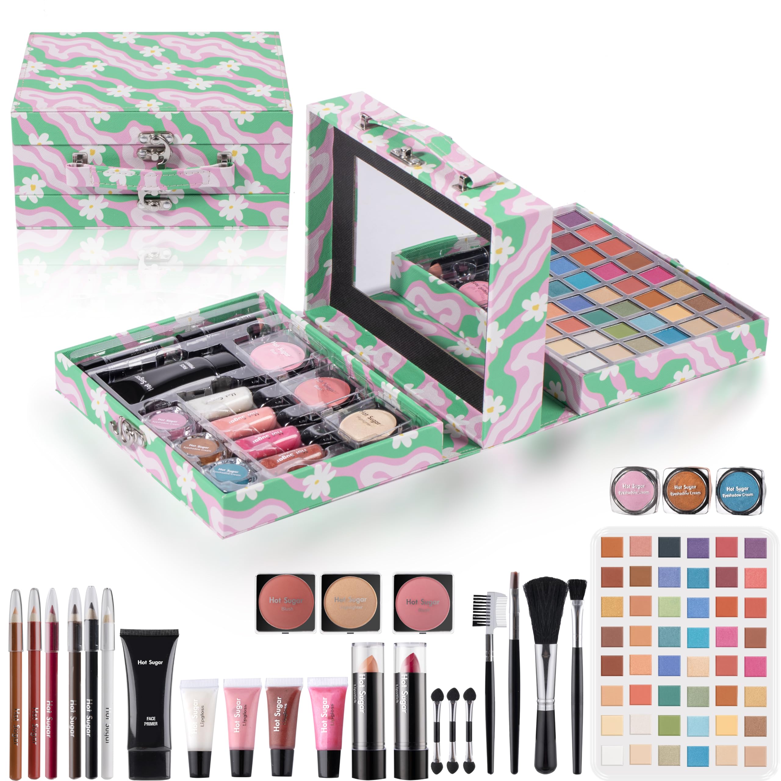 Hot Sugar makeup kit beginners set offers vibrant colors for first-time users