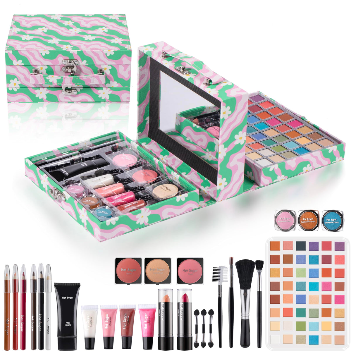 Hot Sugar makeup kit beginners set offers vibrant colors for first-time users