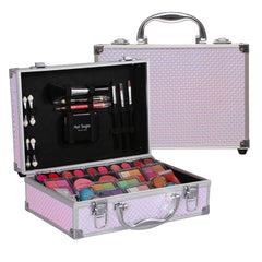 Hot Sugar makeup kit with mermaid glitter case for organized beauty on the go.