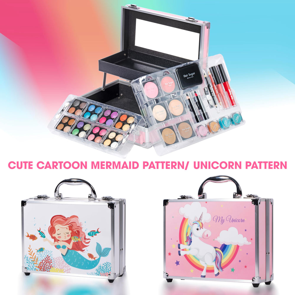 Hot Sugar Mermaid Train Case Kit keeps makeup organized for events.