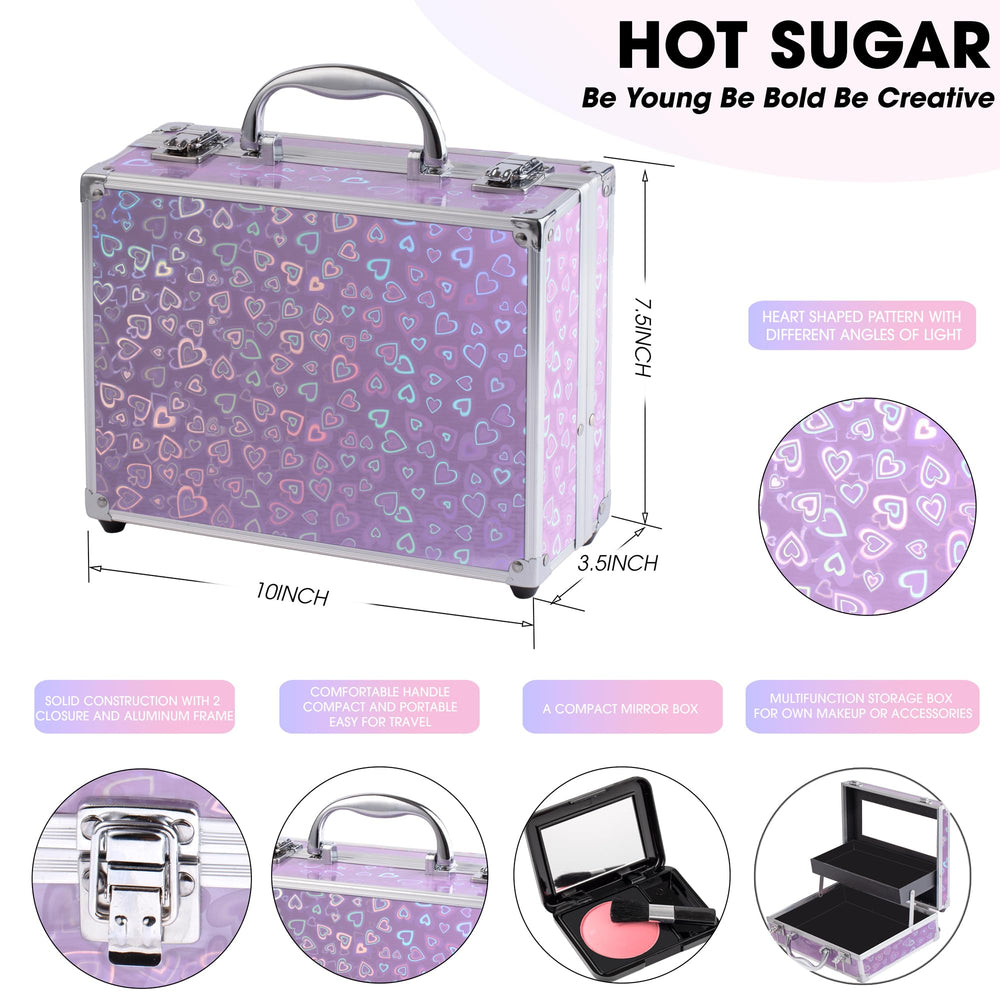 Hot Sugar 32-shadow eyeshadow palette for teens with vibrant shades