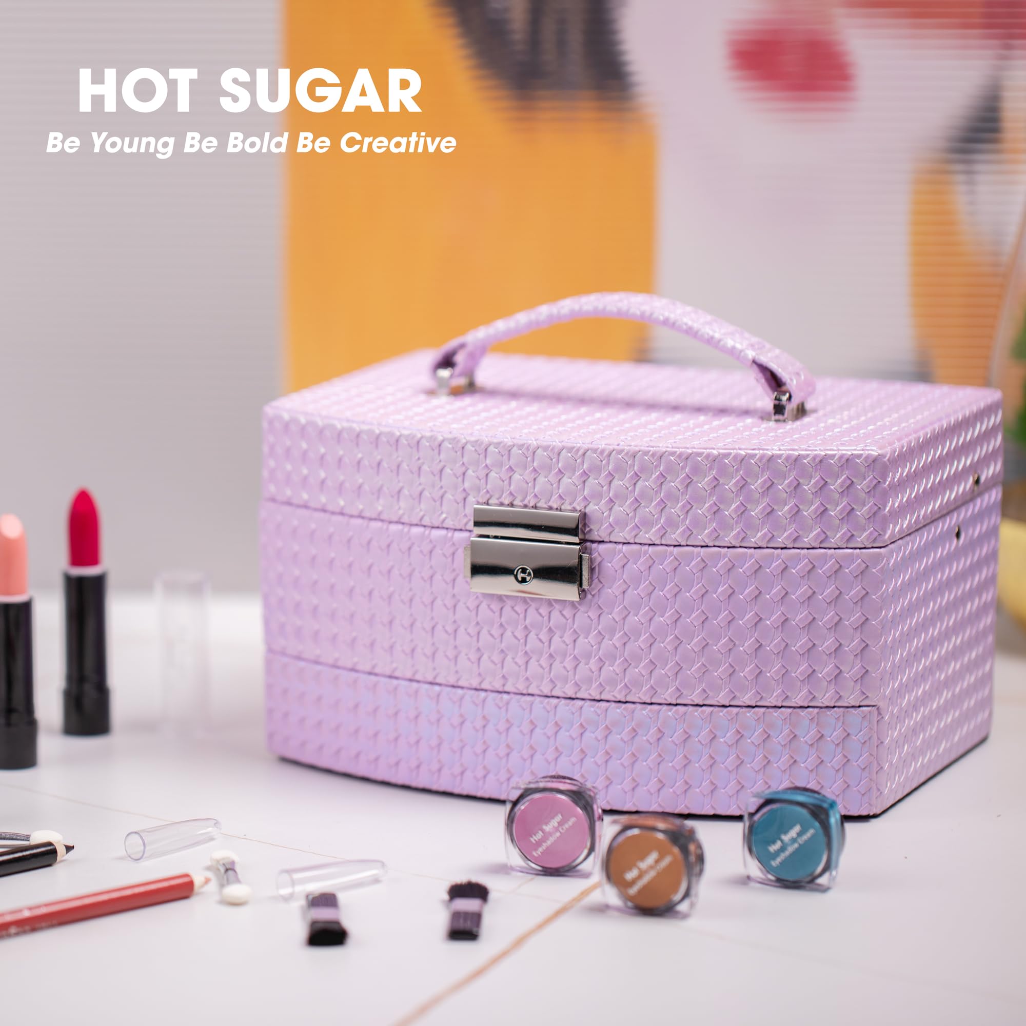 Hot Sugar teen gift set packaging highlighting beginner-friendly beauty tools