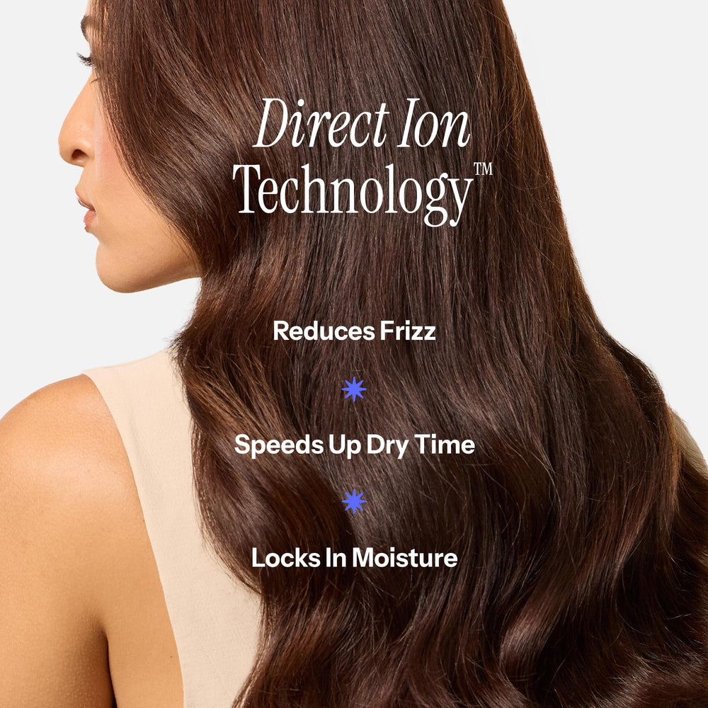 Hot Tools Pro Artist 2100 Ionic Turbo Dryer cool shot sets style with a cool burst.