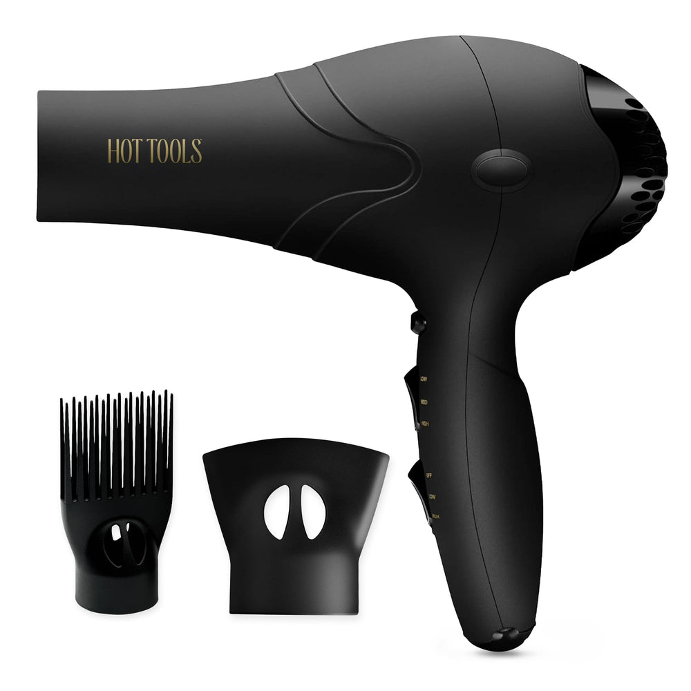 Hot Tools Pro Artist 2100 Ionic Turbo Dryer front view showcases lightweight styling power.