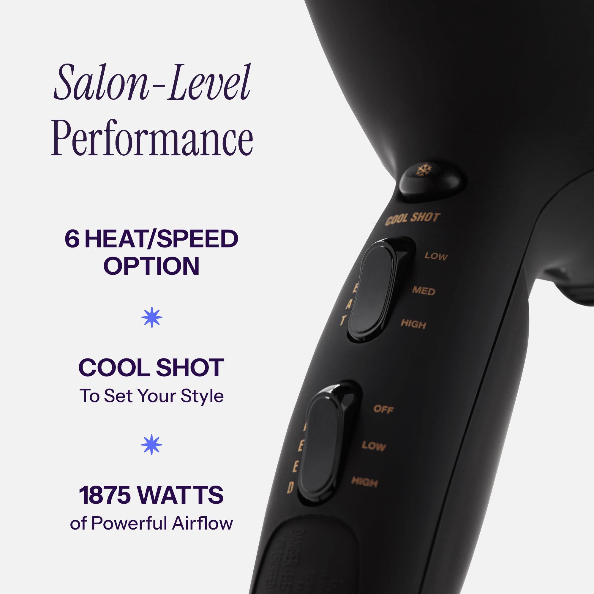 Hot Tools Pro Artist 2100 Ionic Turbo Dryer pik attachment aids straightening during styling.