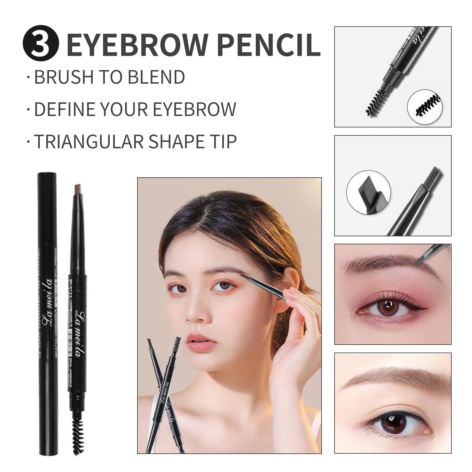 HOTMAIG eyebrow powder for natural buildable brow color