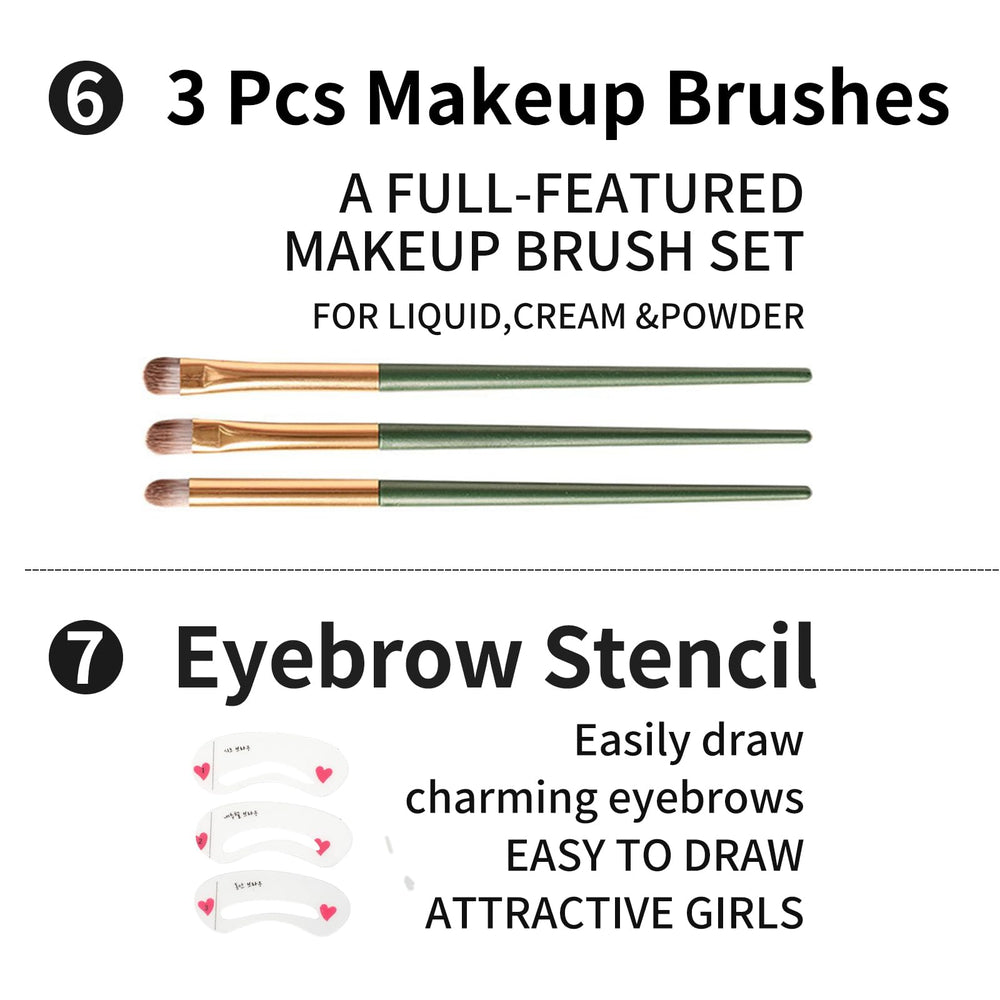 HOTMAIG eyebrow stencil for quick, uniform brows