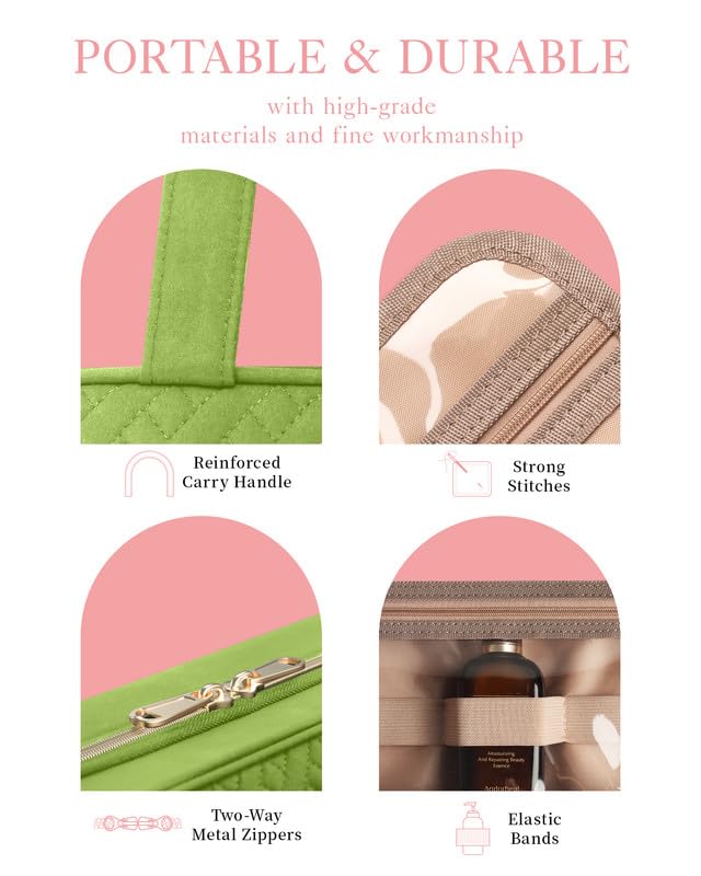 HOTOR avocado green travel bag blends style with practical organization