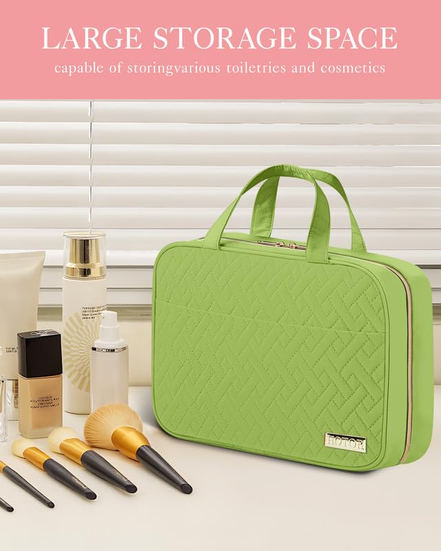 HOTOR toiletry bag with spacious compartments for organized travel essentials