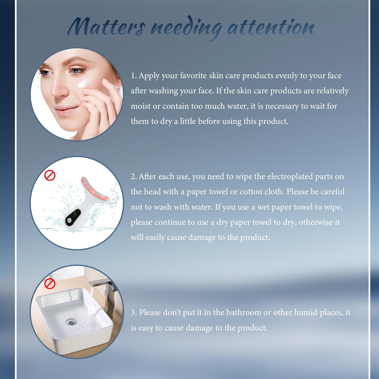 HOTORMER facial massager helps boost the effects of skincare products.