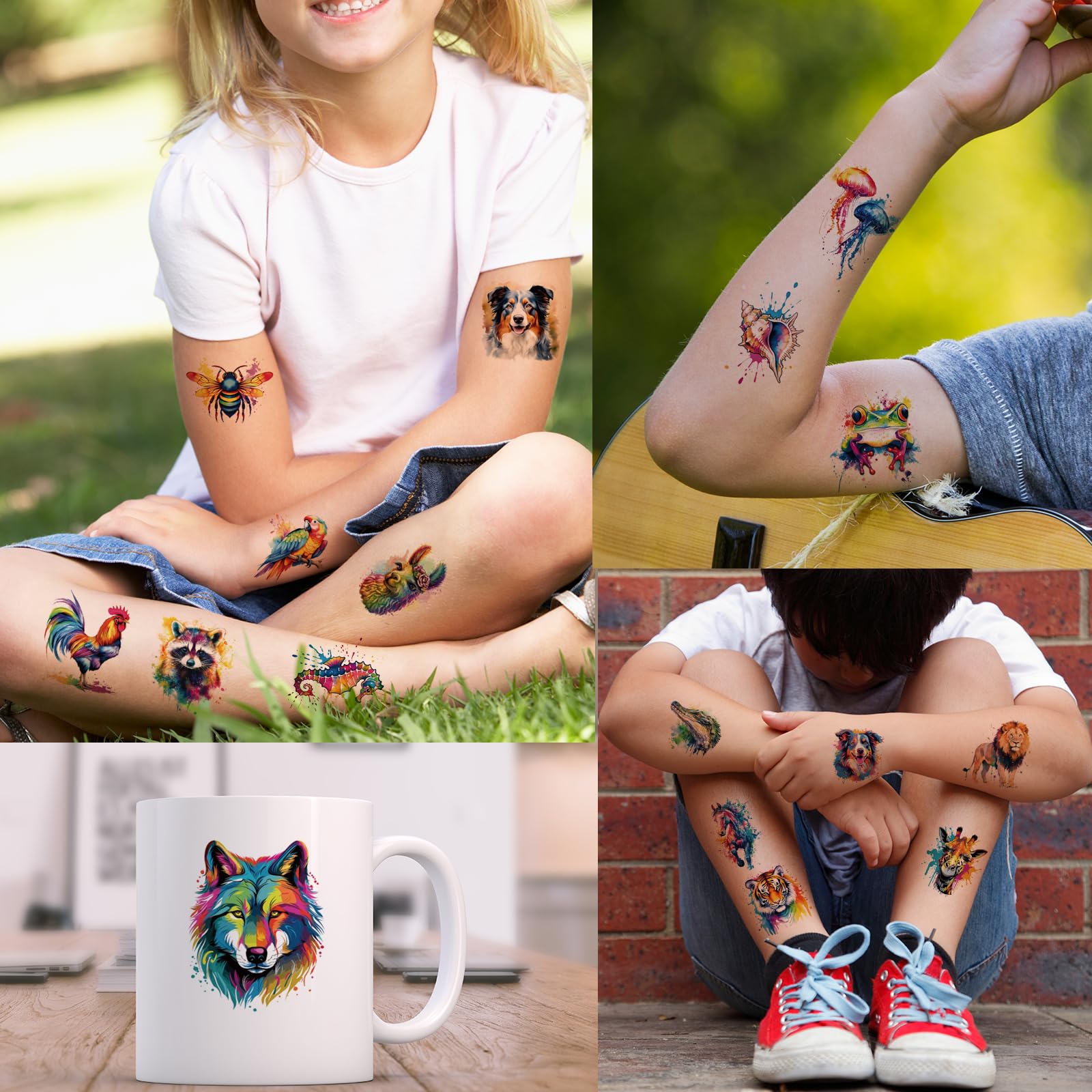 Hotoyannia gifts-ready kids' tattoos for party favors.