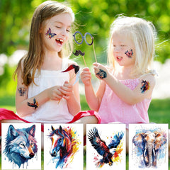Hotoyannia tattoos easy to apply on arms for quick styling.