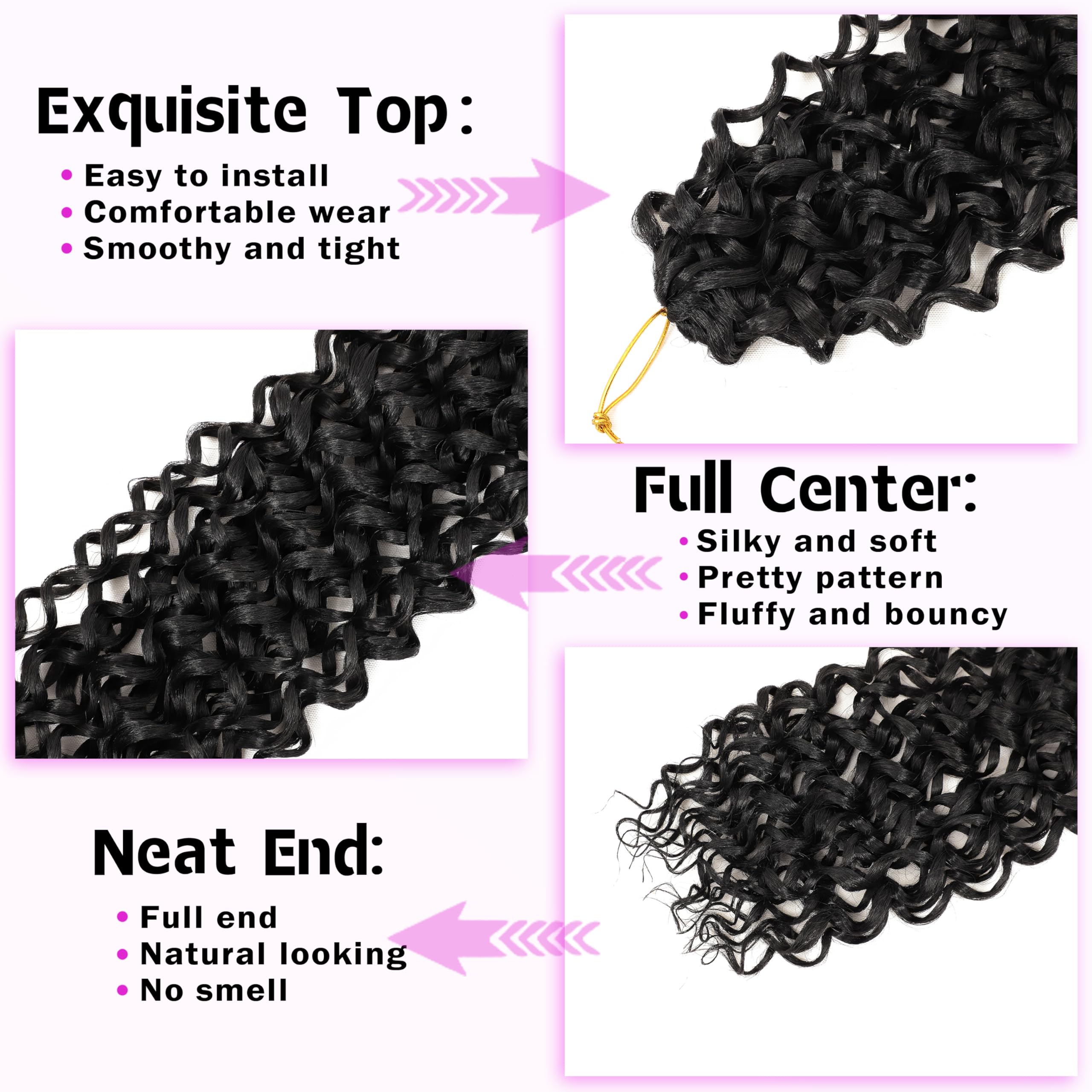 Hottoii GoGo Curl 18-inch soft, lightweight texture for all-day comfort.