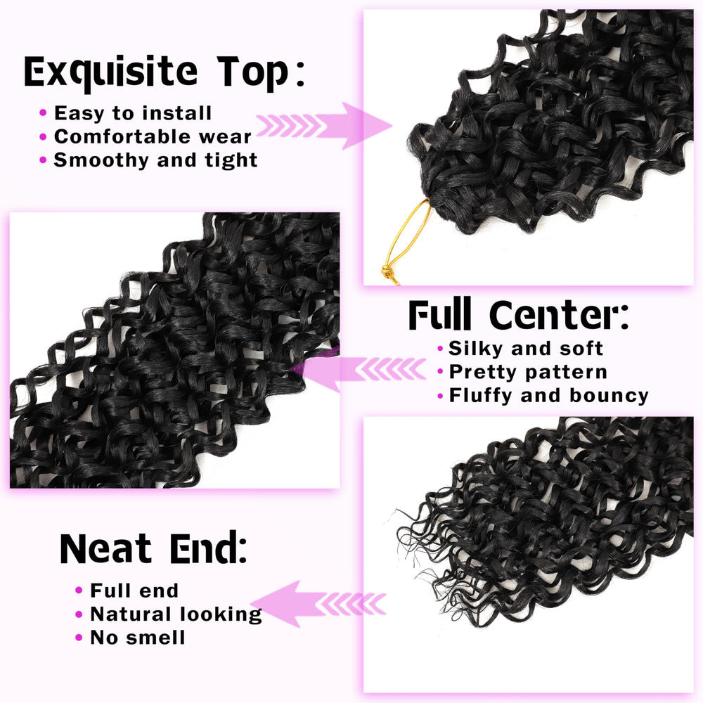 Hottoii GoGo Curl 18-inch soft, lightweight texture for all-day comfort.