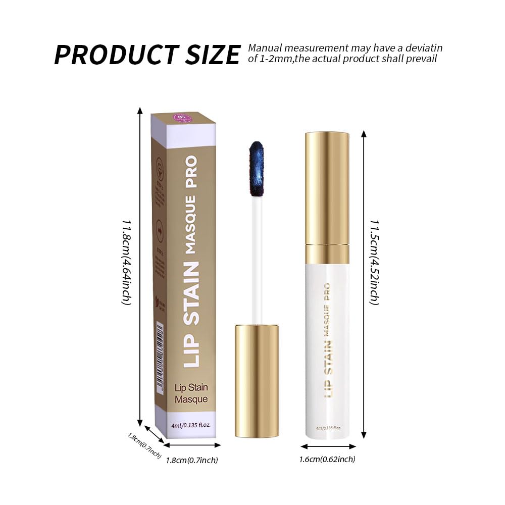 Houksouml All-Day Kiss-Proof Lip Stain stays vibrant through daily activities.