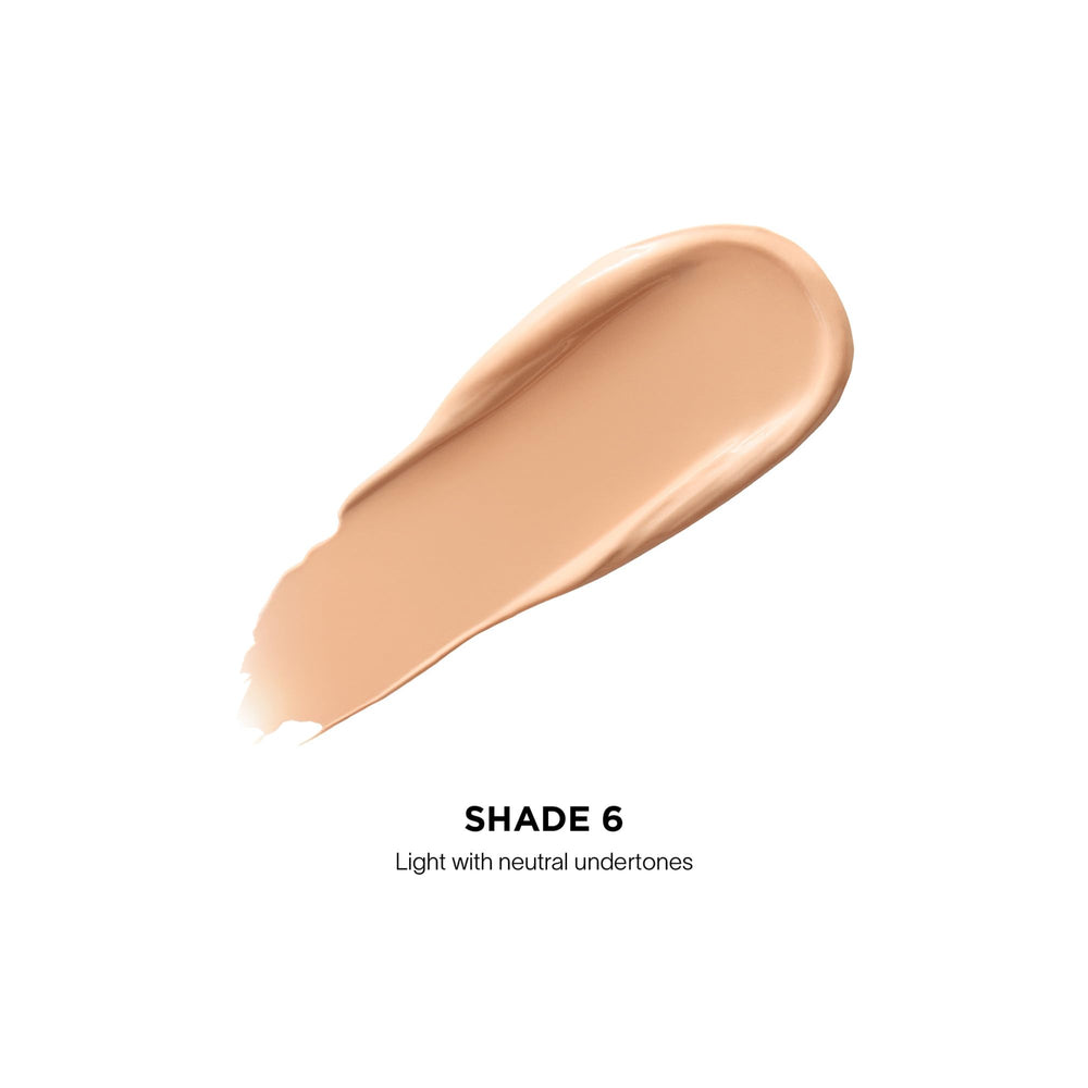 Hourglass Illusion Glow foundation dispense demonstrating easy, smooth application