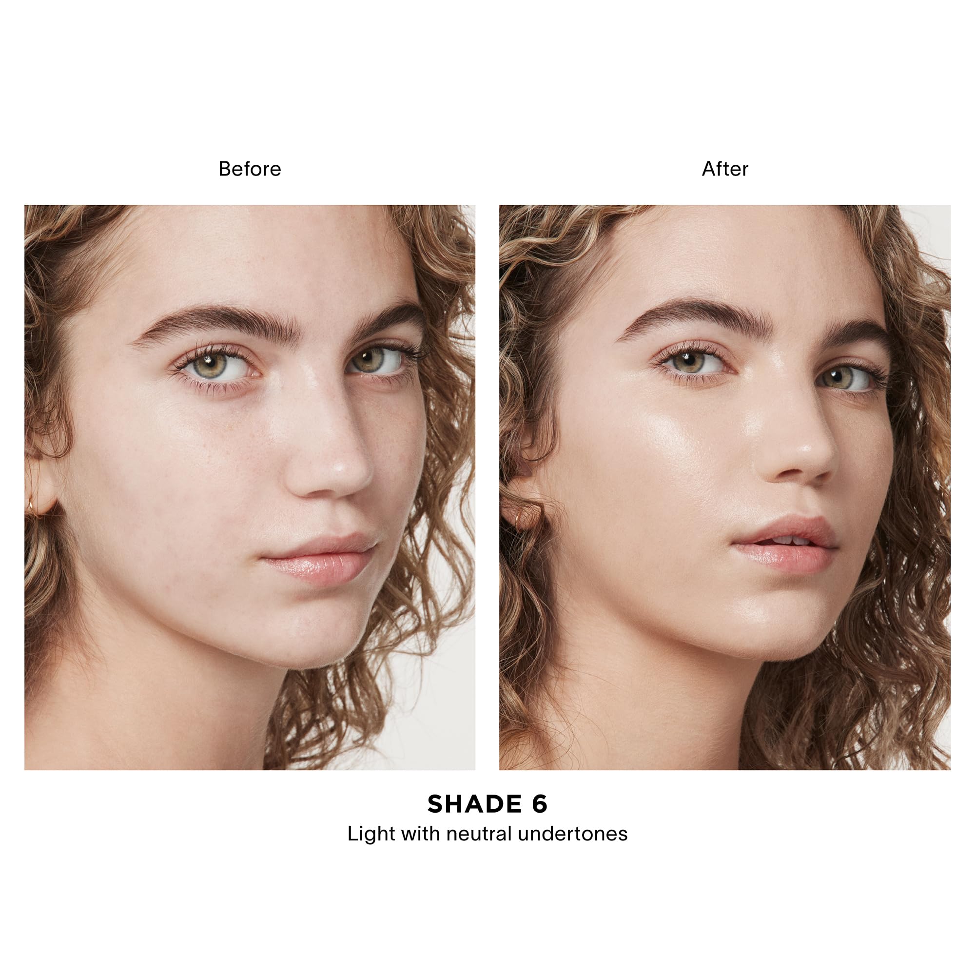 Hourglass Illusion Glow swatch on skin reveals even tone and glow
